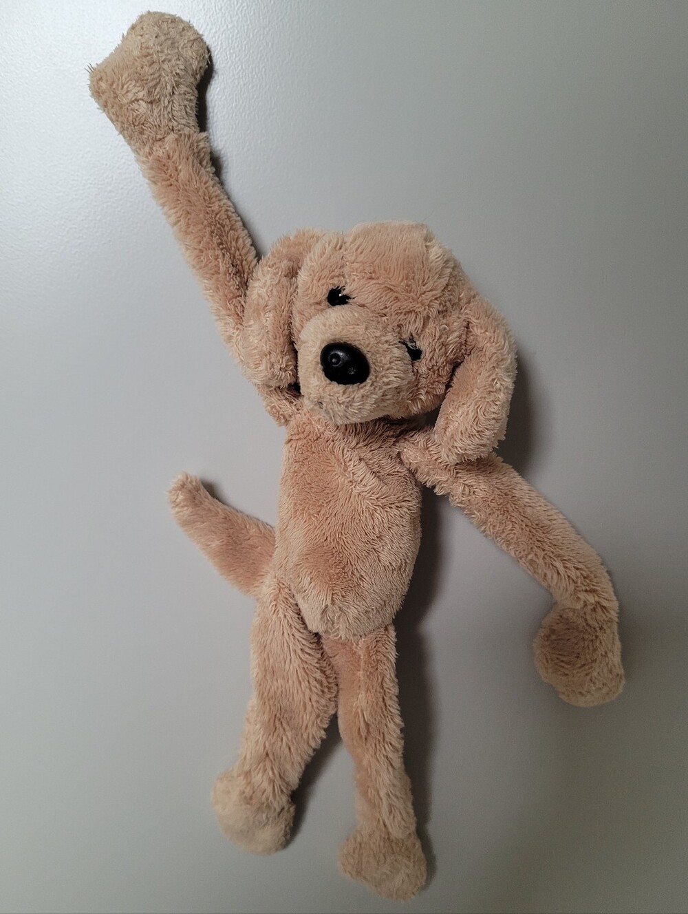 Small Plush Puppy Toy w/ Magnetic Paws